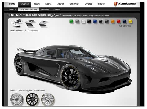 build your own koenigsegg.